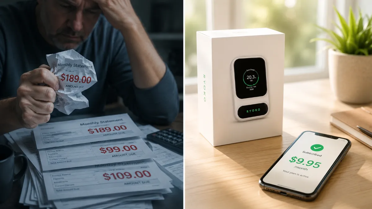 Ryoko Pro portable internet device