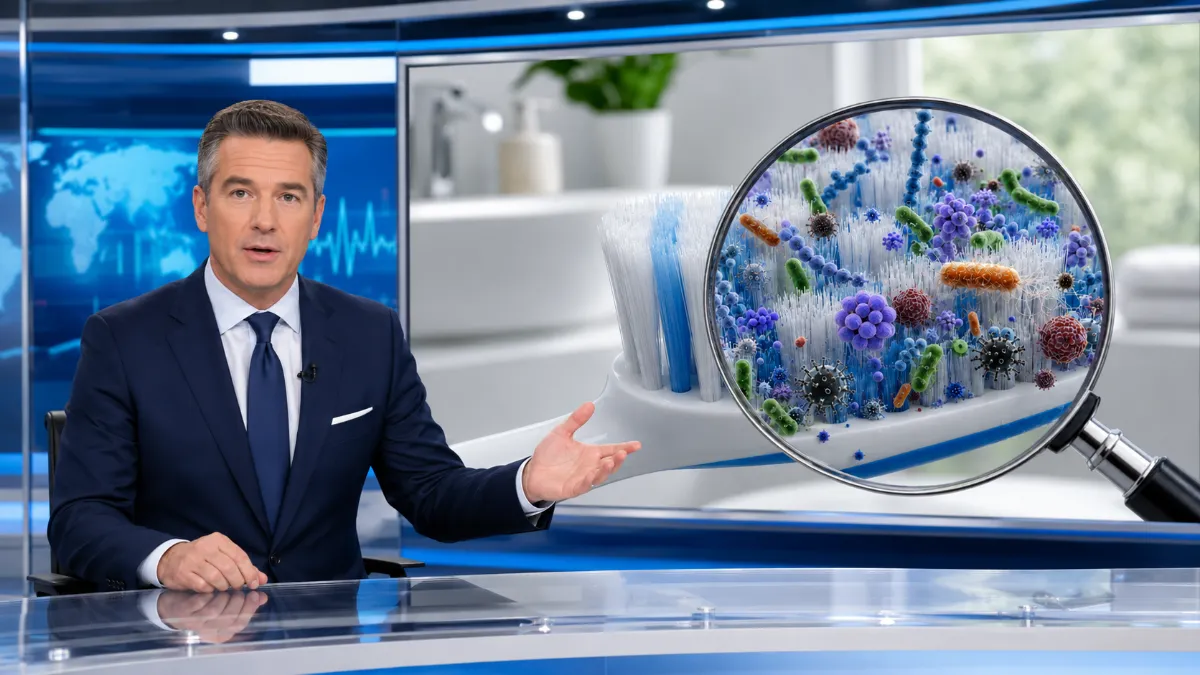 TV report on home health: investigation into everyday item contamination
