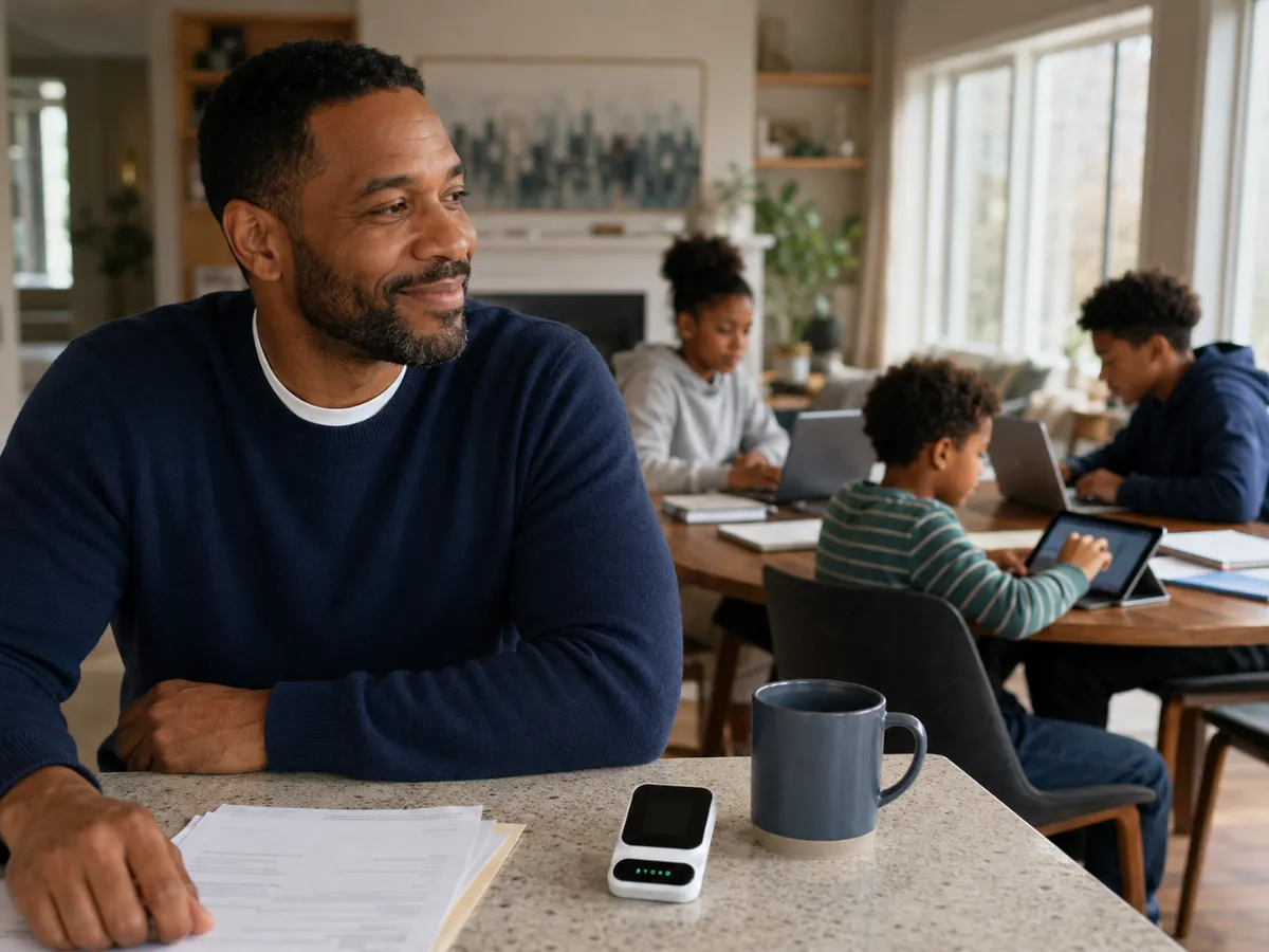 Marcus, dad of three from Newark